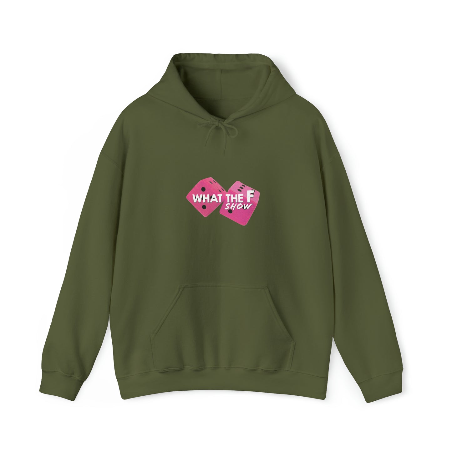 What The F Pink Dice Hoodie