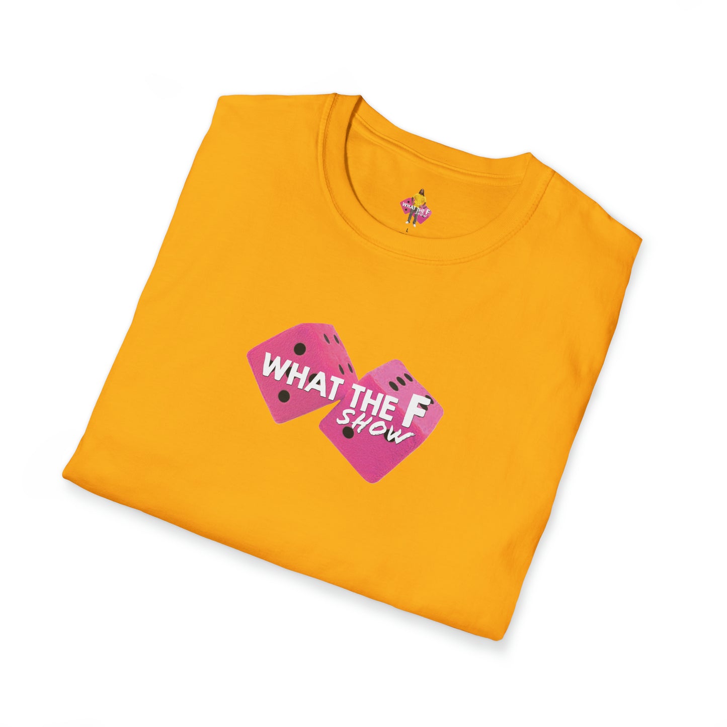 What The F Pink Dice T-Shirt